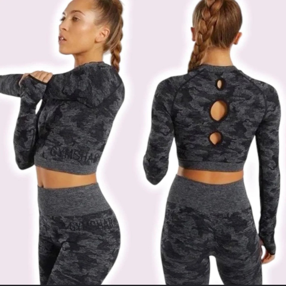 Gymshark Camo Crop
